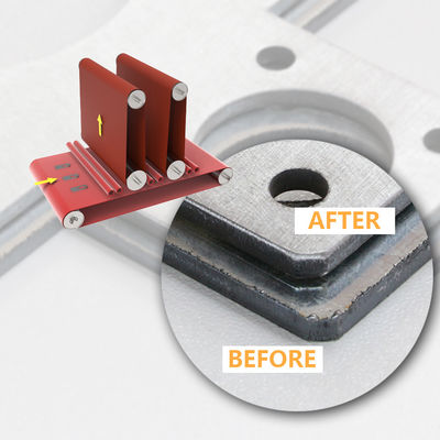 SS400 Metalloxid-Rostentfernungsgürtel Sandmaschine mit optionalem Abrasivgürtel