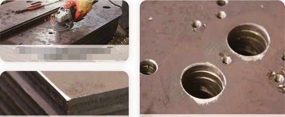 Schleifmaschine zum Polieren von Metallblechen