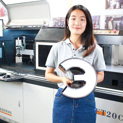 Genaue LED-Buchstabenherstellung EJON ET20C CNC-Kanal-Buchstabenbiegmaschine mit CE