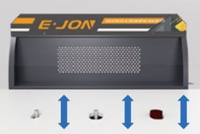 EJON Werbezeichen Logo Inneres Loch und Außenkontur Rand Automatische Schleifmaschine