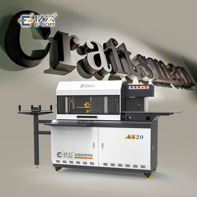 Automatische ET20-Aluminium-Kanal-Briefbendermaschine für Vorder- und Rücken-Schleifkanten