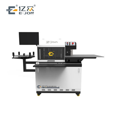 350 kg Gewicht Auto CNC Kanal Briefmacherei Werkzeuge für EJON Y6 3D Zeichen und Aluminiumplatte