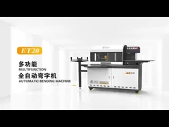 Edelstahl-Alphabetbuchstabenbender End Muti-Funktion 3D Aluminiumprofilmaschine